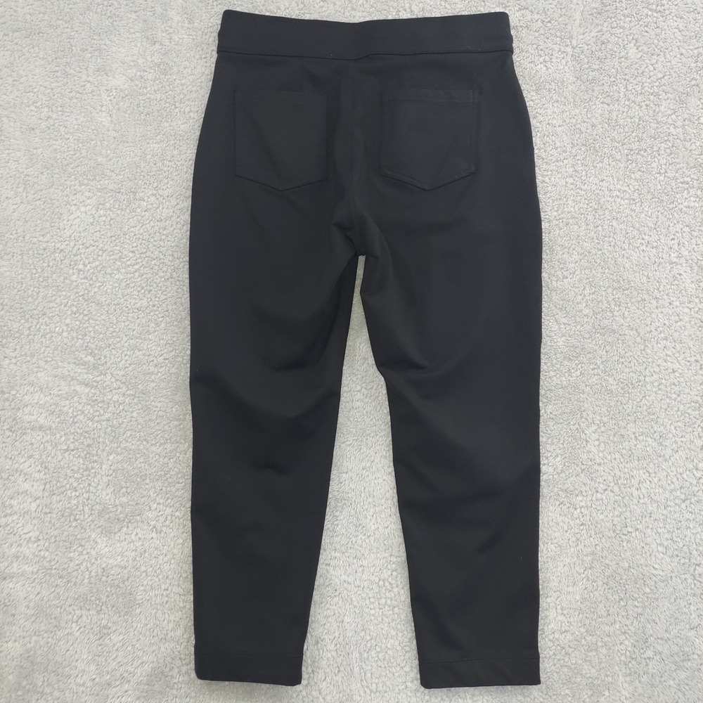 Athleta's Flux Ankle Sweatpants Black Drawstring Waist Women's Pants Pockets | S - Picture 8 of 12